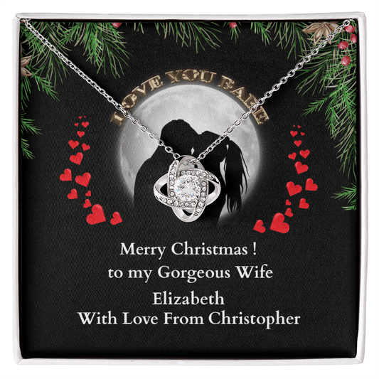 ShineOn-Fulfillment-Jewelry-14k-White-Gold-Finish-Love-Knot-Pendant-Necklace-in-Standard-Gift-Box-Christmas-necklace-gift-for-Wife