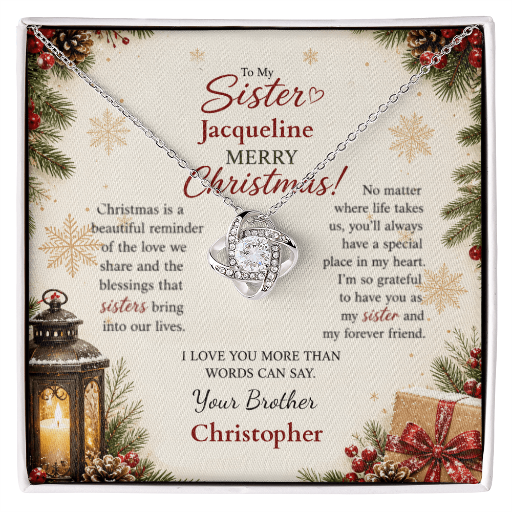 ShineOn-Fulfillment-Jewelry-14k-White-Gold-Finish-Love-Knot-Pendant-necklace-in-Standard-Gift-Box-Christmas-necklace-Gift-for-Sister-with-Personalized-gift-box-card.
