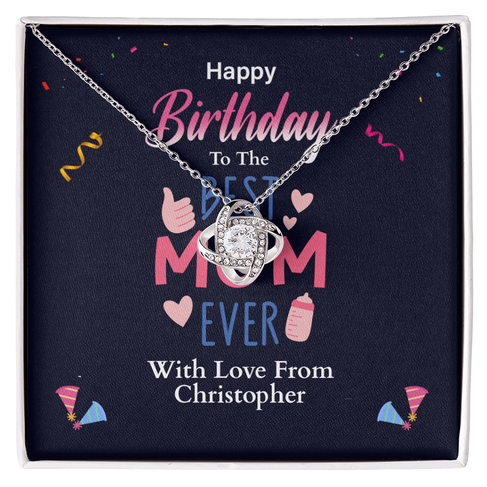 ShineOn-Fulfillment-Jewelry-14k-White-Gold-Finish-Love-Knot-Pendant-Necklace-in-two-tone-Gift-Box-Birthday-Necklace-for-Mom-from-son.