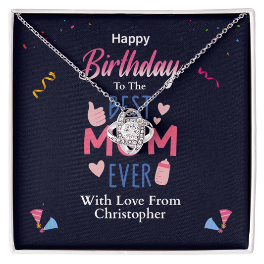 ShineOn-Fulfillment-Jewelry-14k-White-Gold-Finish-Love-Knot-Pendant-Necklace-in-two-tone-Gift-Box-Birthday-Necklace-for-Mom-from-son.