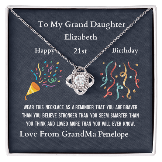 ShineOn-Fulfillment-Jewelry-14k-White-Gold-Finish-Love-Knot-Pendant-necklace-in-Standard-Gift-Box-Birthday-Necklace-Gift-for-Granddaughter-with-Personalized-gift-box-card.


