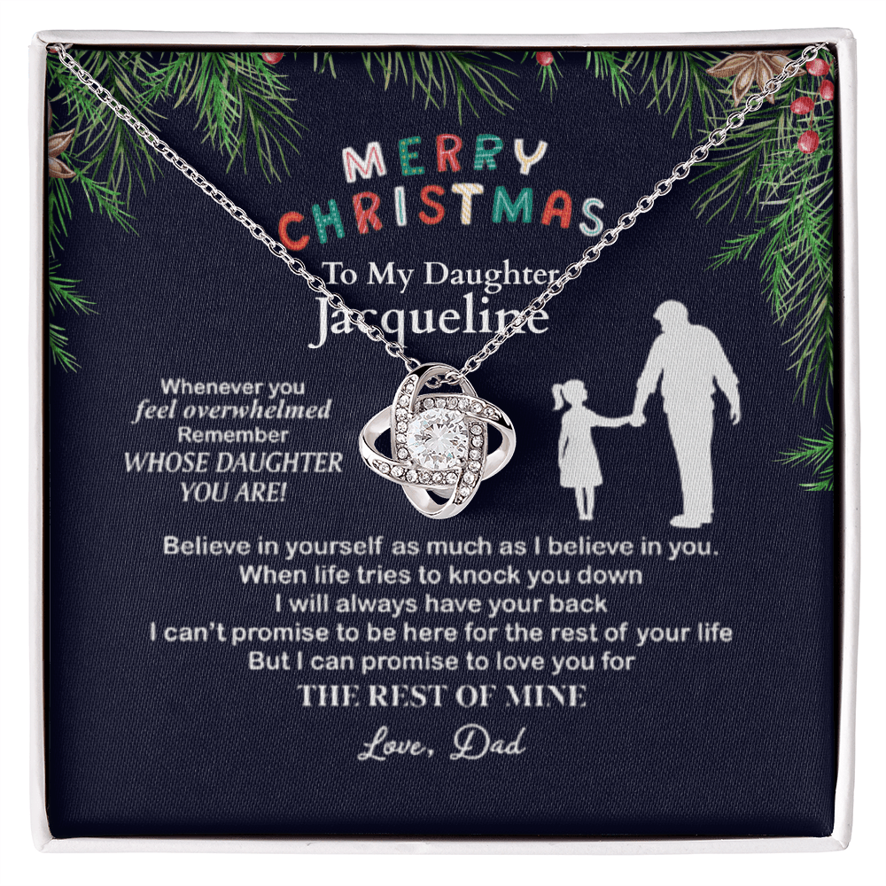ShineOn-Fulfillment-Jewelry-14k-White-Gold-Finish-Love-Knot-Pendant-necklace-in-Standard-Gift-Box-Christmas-necklace-Gift-for-Daughter-with-Personalized-gift-box-card.
