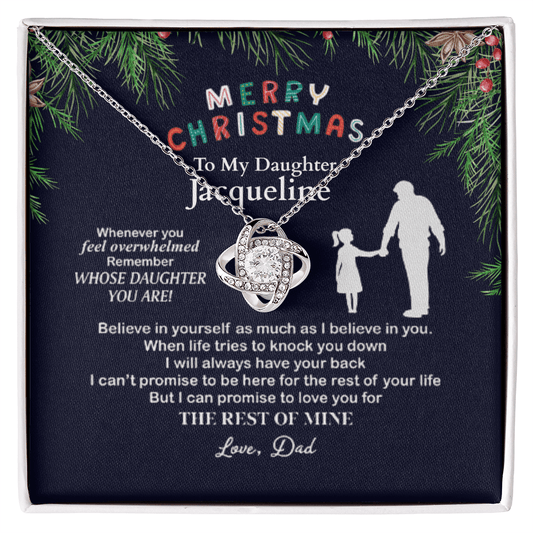 ShineOn-Fulfillment-Jewelry-14k-White-Gold-Finish-Love-Knot-Pendant-necklace-in-Standard-Gift-Box-Christmas-necklace-Gift-for-Daughter-with-Personalized-gift-box-card.
