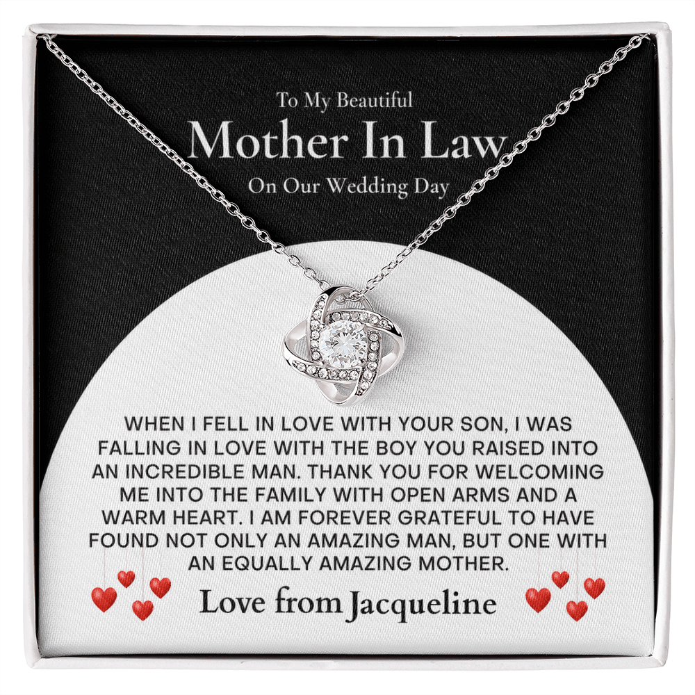 ShineOn-Fulfillment-Jewelry-14k-White-Gold-Finish-Love-Knot-Pendant-necklace-in-Standard-Gift-Box-Wedding-gift-for-mother-in-law-with-Personalized-gift-box-card.
