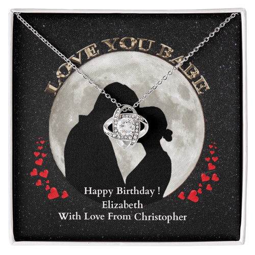 ShineOn-Fulfillment-Jewelry-14k-White-Gold-Finish-Love-Knot-Pendant-Necklace-in-Standard-Gift-Box-Birthday-Necklace-for-girlfriend.

