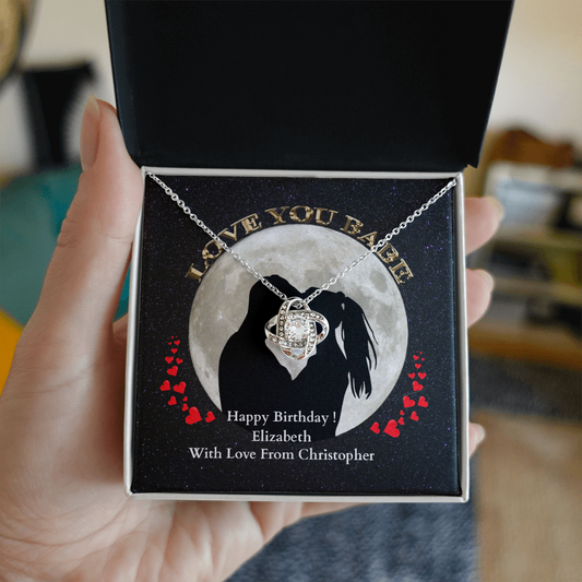 ShineOn-Fulfillment-Jewelry-14k-White-Gold-Finish-Love-Knot-Pendant-Necklace-in-Standard-Gift-Box-Birthday-Necklace-for-girlfriend.

