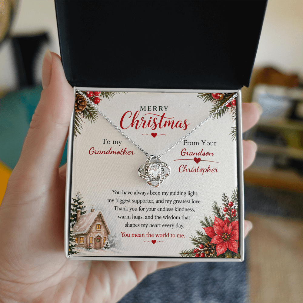 ShineOn-Fulfillment-Jewelry-14k-White-Gold-Finish-Love-Knot-Pendant-Necklace-in-Standard-Gift-Box-Christmas-Necklace-Gift-for-Grandma-from-Grandson.

