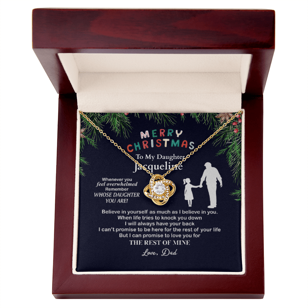 ShineOn-Fulfillment-Jewelry-18K-Yellow-Gold-Finish-Love-Knot-Pendant-necklace-in-Luxury-Gift-Box-Christmas-necklace-Gift-for-Daughter-with-Personalized-gift-box-card. 
