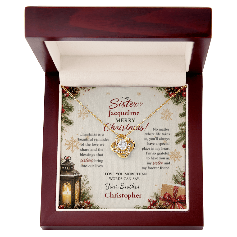 ShineOn-Fulfillment-Jewelry-18K-Yellow-Gold-Finish-Love-Knot-Pendant-necklace-in-Luxury-Gift-Box-Christmas-necklace-Gift-for-Sister-with-Personalized-gift-box-card. 
