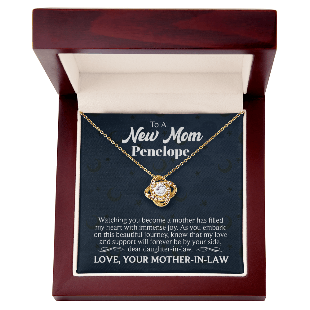 ShineOn-Fulfillment-Jewelry-18k-Yellow-Gold-Finish-Love-Knot-Pendant-Necklace-in-Luxury-Gift-Box- New-Mom-Gift-Necklace-for-daughter-from-mother-in-law. 