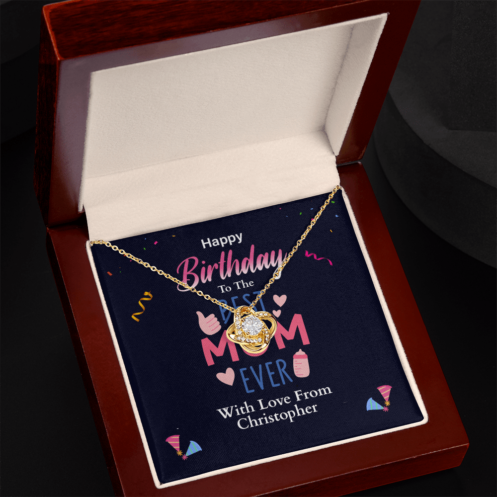 ShineOn-Fulfillment-Jewelry-18k-Yellow-Gold-Finish-Love-Knot-Pendant-Necklace-in-Luxury-Gift-Box- Birthday-Necklace-for-Mom-from-son.       
