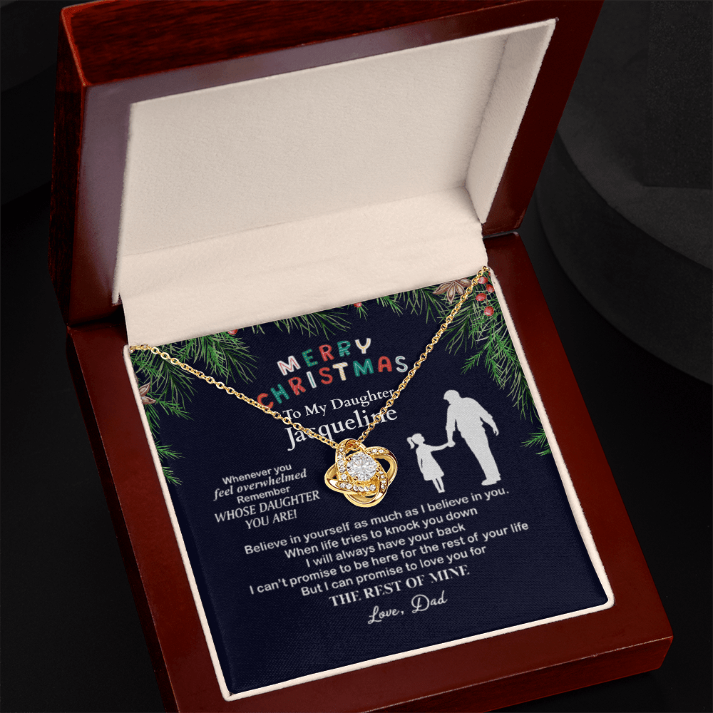 ShineOn-Fulfillment-Jewelry-18K-Yellow-Gold-Finish-Love-Knot-Pendant-necklace-in-Luxury-Gift-Box-Christmas-necklace-Gift-for-Daughter-with-Personalized-gift-box-card. 
