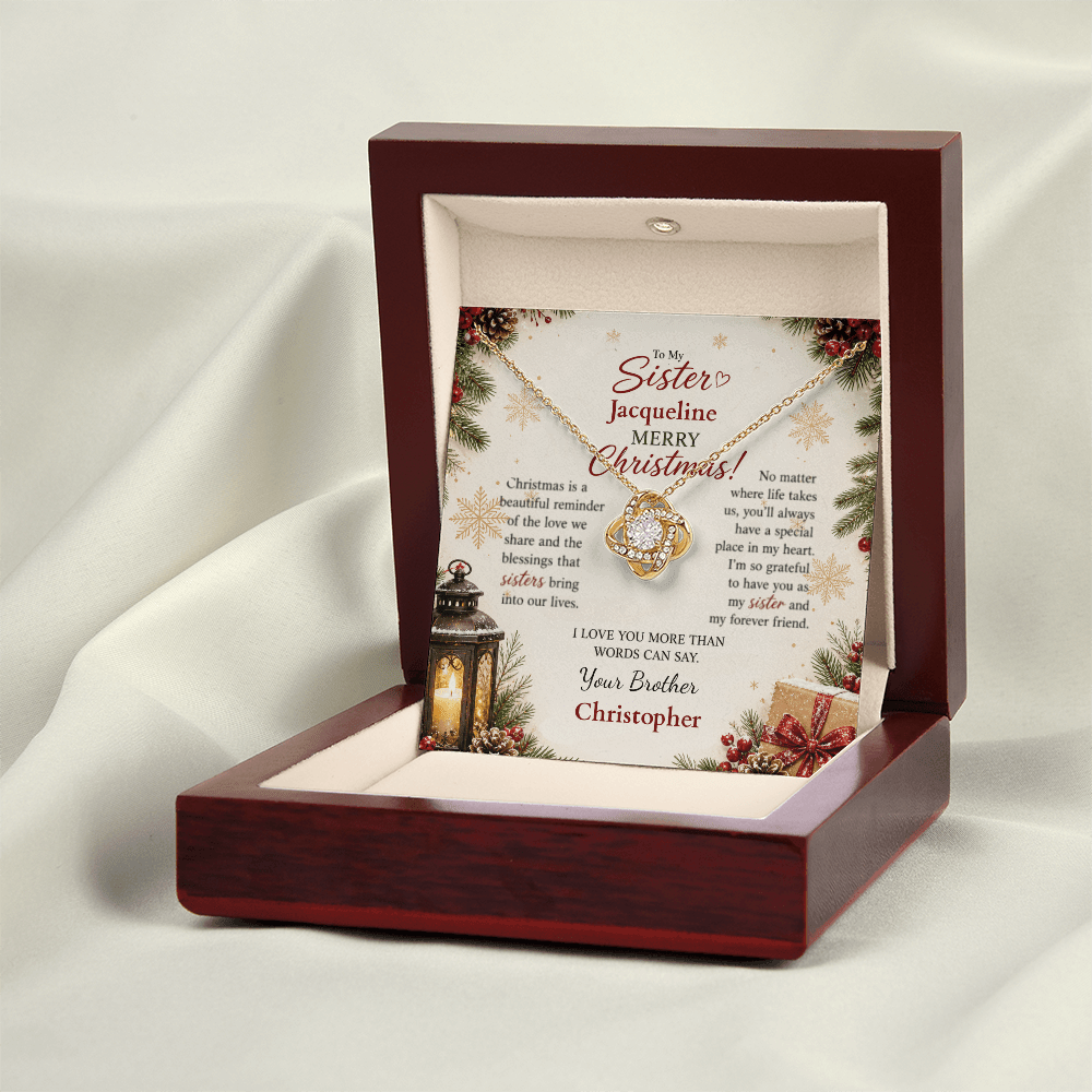 ShineOn-Fulfillment-Jewelry-18K-Yellow-Gold-Finish-Love-Knot-Pendant-necklace-in-Luxury-Gift-Box-Christmas-necklace-Gift-for-Sister-with-Personalized-gift-box-card. 
