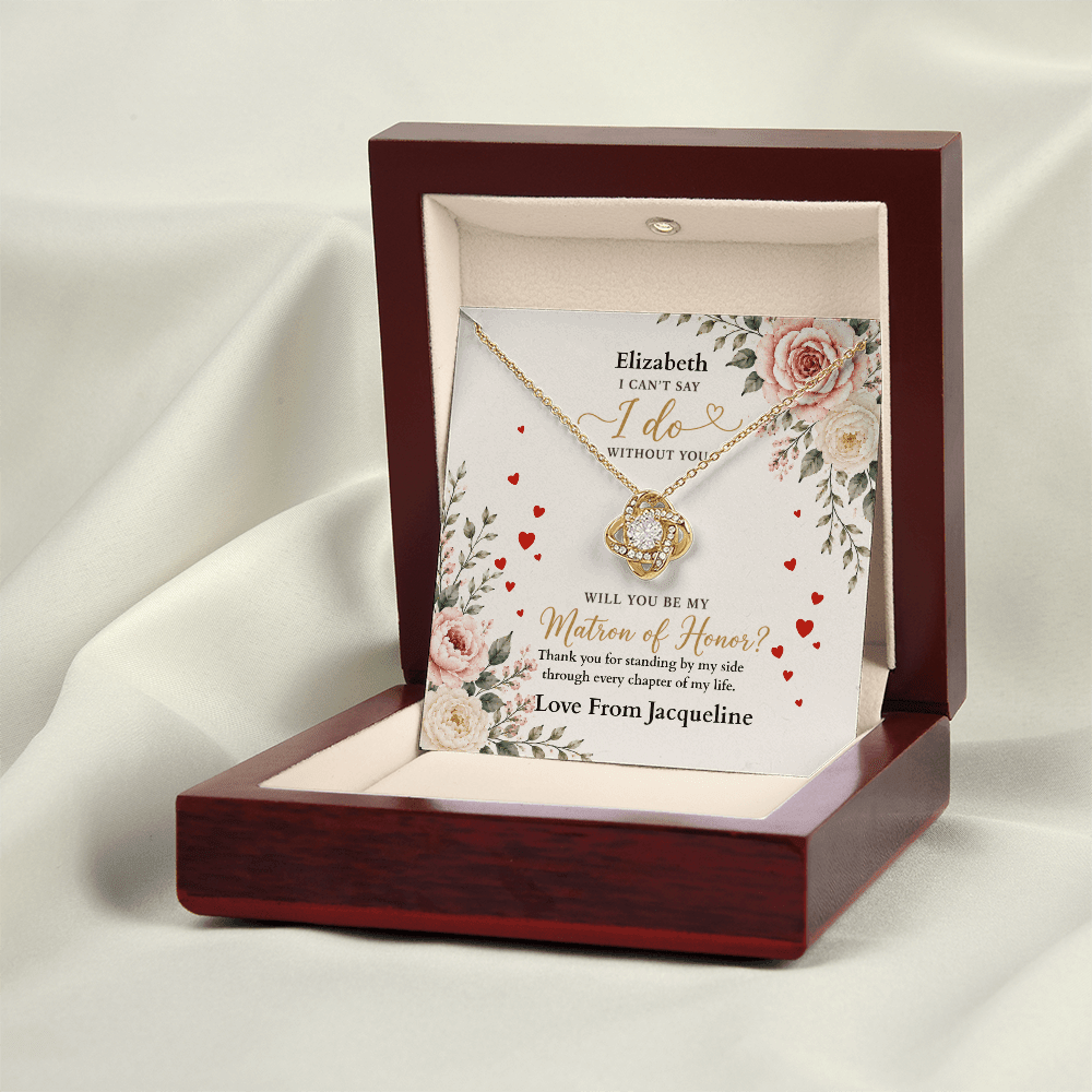ShineOn-Fulfillment-Jewelry-18K-Yellow-Gold-Finish-Love-Knot-Pendant-necklace-in-Luxury-Gift-Box-Matron-of-honor-wedding-gift-with-Personalized-gift-box-card. 
