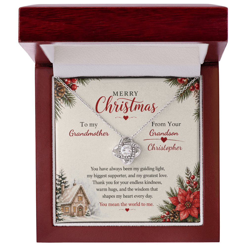 ShineOn-Fulfillment-Jewelry-14k-White-Gold-Finish-Love-Knot-Pendant-Necklace-in-Luxury-Gift-Box-Christmas-Necklace-Gift-for-Grandma-from-Grandson.
