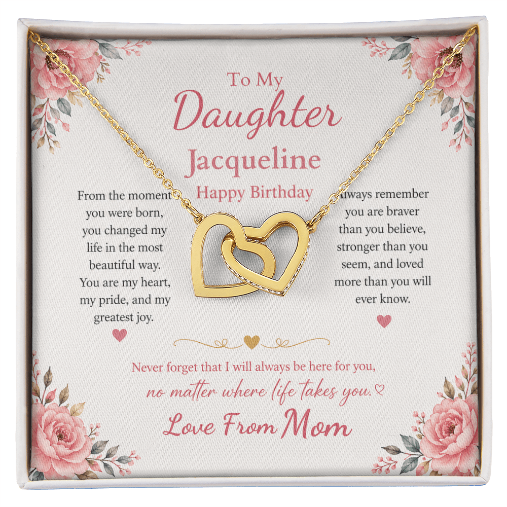 ShineOn-Fulfillment-Jewelry-18K-Yellow-Gold-Finish-Interlocking-Hearts-Pendant-necklace-in-Standard-Gift-Box-Birthday-Necklace-for-Daughter-with-Personalized-gift-box-card. 

