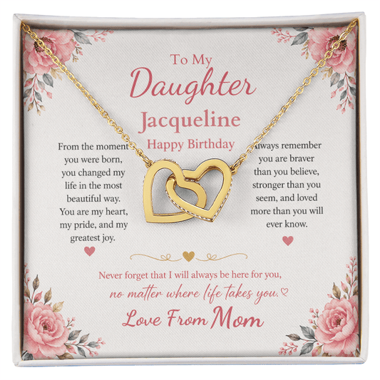 ShineOn-Fulfillment-Jewelry-18K-Yellow-Gold-Finish-Interlocking-Hearts-Pendant-necklace-in-Standard-Gift-Box-Birthday-Necklace-for-Daughter-with-Personalized-gift-box-card. 

