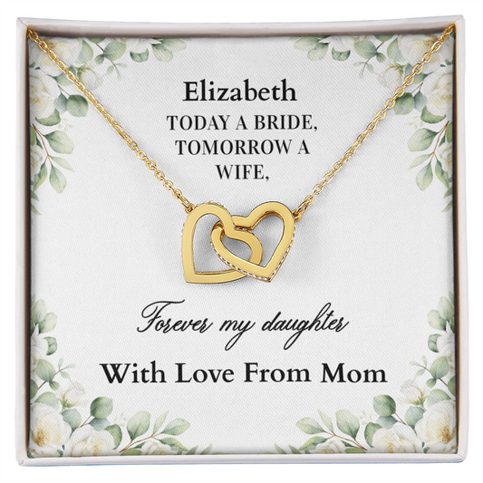 ShineOn-Fulfillment-Jewelry-18K-Yellow-Gold-Finish-Interlocking-Hearts-Necklace-in-Standard-Gift-Box- Wedding-jewelry-necklace-for-Daughter--From-Mom-or-Dad.