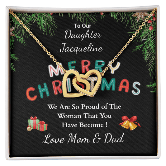 ShineOn-Fulfillment-Jewelry-18K-Yellow-Gold-Finish-Interlocking-Hearts-Pendant-necklace-in-Standard-Gift-Box-Christmas-necklace-Gift-for-Daughter-with-Personalized-gift-box-card. 
