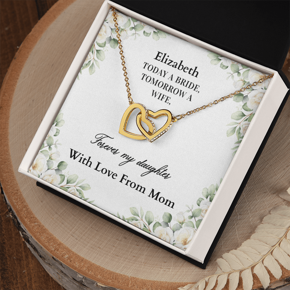 ShineOn-Fulfillment-Jewelry-18K-Yellow-Gold-Finish-Interlocking-Hearts-Necklace-in-Standard-Gift-Box- Wedding-jewelry-necklace-for-Daughter--From-Mom-or-Dad.