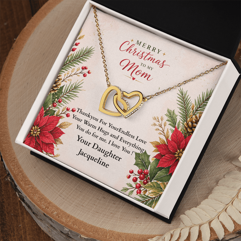 ShineOn-Fulfillment-Jewelry-18k-Yellow-Gold-Finish-Interlocking-Hearts-pendant-necklace-in-Standard-Gift-Box-Christmas-necklace-gift-for-Mom-with-personalized-gift-box-card.
