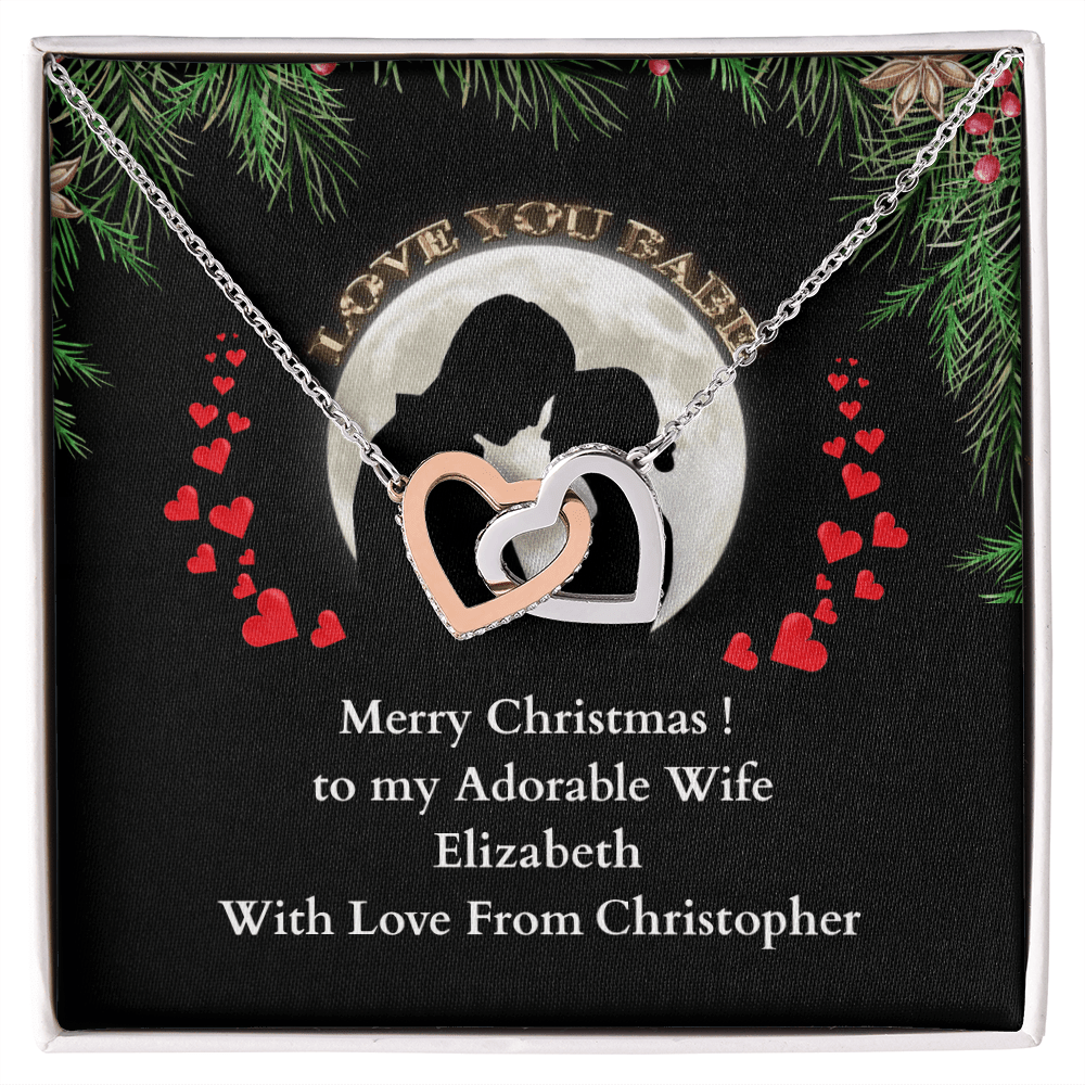 ShineOn-Fulfillment-Jewelry-14k-White-Gold-Finish-Interlocking-Hearts-Pendant-necklace-in-Standard-Gift-Box-Christmas-necklace-gift-for-wife.
