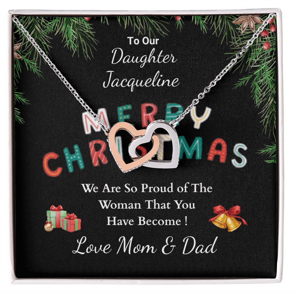 ShineOn-Fulfillment-Jewelry-14k-White-Gold-Finish-Interlocking-Hearts-Pendant-necklace-in-Standard-Gift-Box-Christmas-necklace-Gift-for-Daughter-with-Personalized-gift-box-card.

