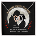 ShineOn-Fulfillment-Jewelry-14k-White-Gold-Finish-Interlocking-Hearts-Pendant-Necklace-in-Standard-Gift-Box-Valentines-necklace-for-Girlfriend.
