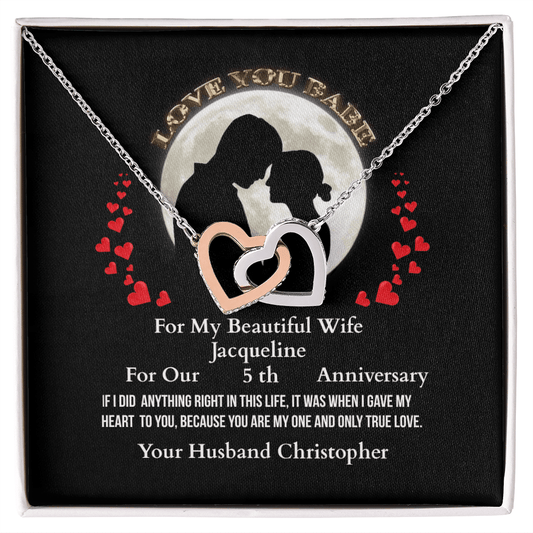 ShineOn-Fulfillment-Jewelry-14k-White-Gold-Finish-Interlocking-hearts-Pendant-Necklace-in-standard-box-Anniversary-Necklace-Gift-for-Wife.