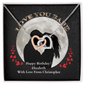 ShineOn-Fulfillment-Jewelry-14k-White-Gold-Finish-Interlocking-Hearts-Necklace-in-Standard-gift-Box-Birthday-Necklace-for-girlfriend.

