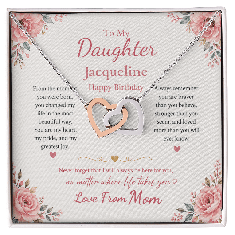 ShineOn-Fulfillment-Jewelry-14k-White-Gold-Finish-Interlocking-Hearts-Pendant-necklace-in-Standard-Gift-Box-Birthday-Necklace-for-Daughter-with-Personalized-gift-box-card.