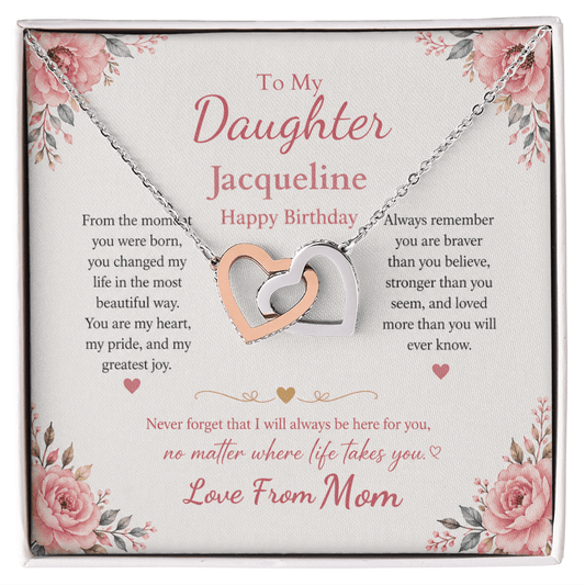ShineOn-Fulfillment-Jewelry-14k-White-Gold-Finish-Interlocking-Hearts-Pendant-necklace-in-Standard-Gift-Box-Birthday-Necklace-for-Daughter-with-Personalized-gift-box-card.