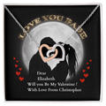
ShineOn-Fulfillment-Jewelry-14k-White-Gold-Finish-Interlocking-Hearts-Pendant-Necklace-in-Standard-Gift-Box- Necklace-for-Girlfriend-Valentines.