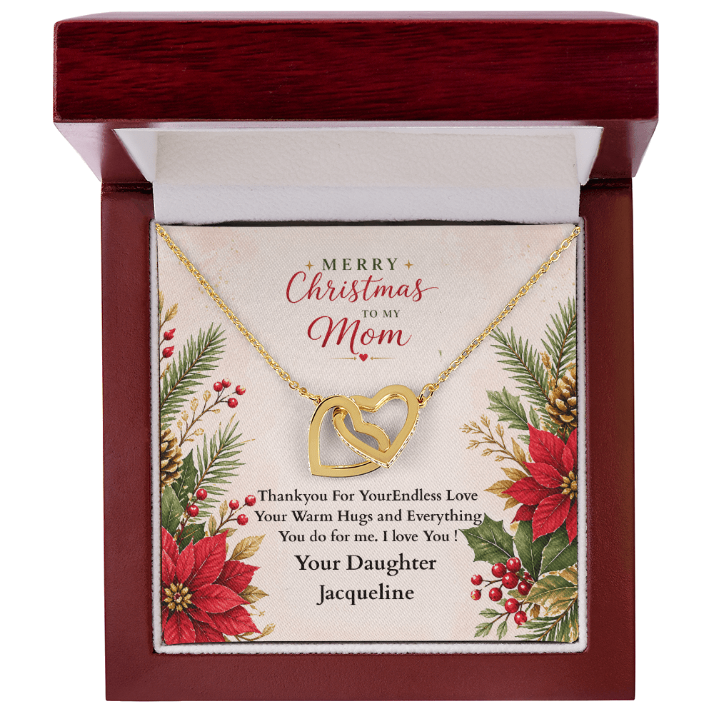 ShineOn-Fulfillment-Jewelry-18k-Yellow-Gold-Finish-Interlocking-Hearts-pendant-necklace-in-Luxury-Gift-Box-Christmas-necklace-gift-for-Mom-with-personalized-gift-box-card.

