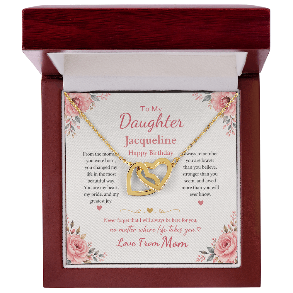 ShineOn-Fulfillment-Jewelry-18K-Yellow-Gold-Finish-Interlocking-Hearts-Pendant-necklace-in-Luxury-Gift-Box-Birthday-Necklace-for-Daughter-with-Personalized-gift-box-card. 
