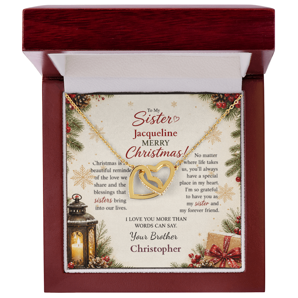 ShineOn-Fulfillment-Jewelry-18K-Yellow-Gold-Finish-interlocking-Hearts-Pendant-necklace-in-Luxury-Gift-Box-Christmas-necklace-Gift-for-Sister-with-Personalized-gift-box-card. 
