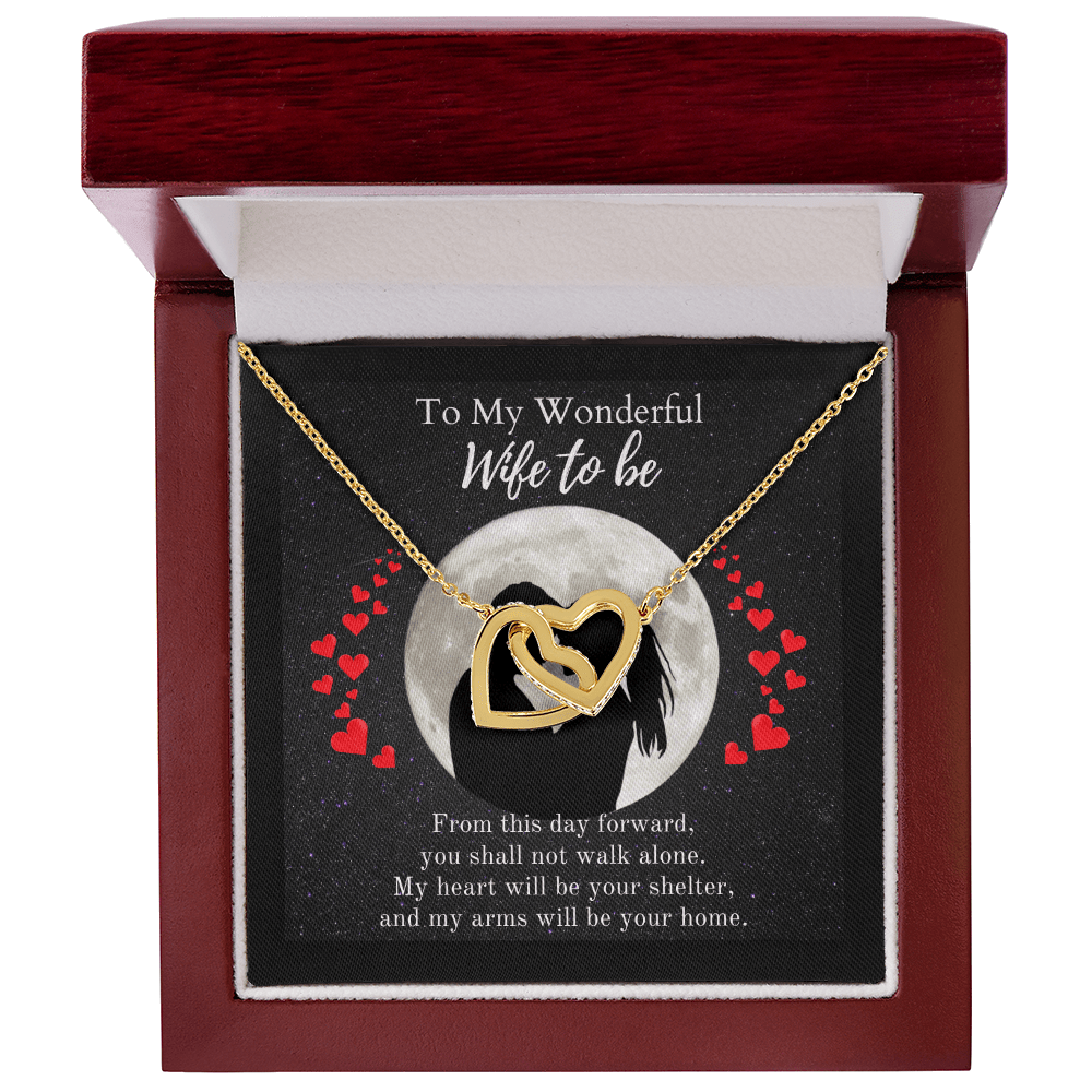 ShineOn-Fulfillment-Jewelry-18K-Yellow-Gold-Finish-interlocking-Hearts-Pendant-necklace-in-Luxury-Gift-Box-Wedding-Gift-for-bride-from-groom-with-Personalized-gift-box-card. 