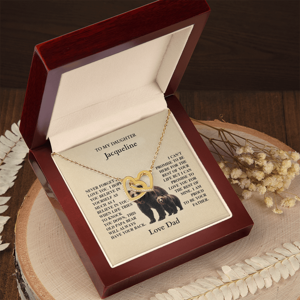 ShineOn-Fulfillment-Jewelry-18K-Yellow-Gold-Finish-Interlocking-Hearts-Pendant-necklace-in-Luxury-Gift-Box-Necklace-Gift-for-Daughter-from-Dad-with-Personalized-gift-box-card. 


