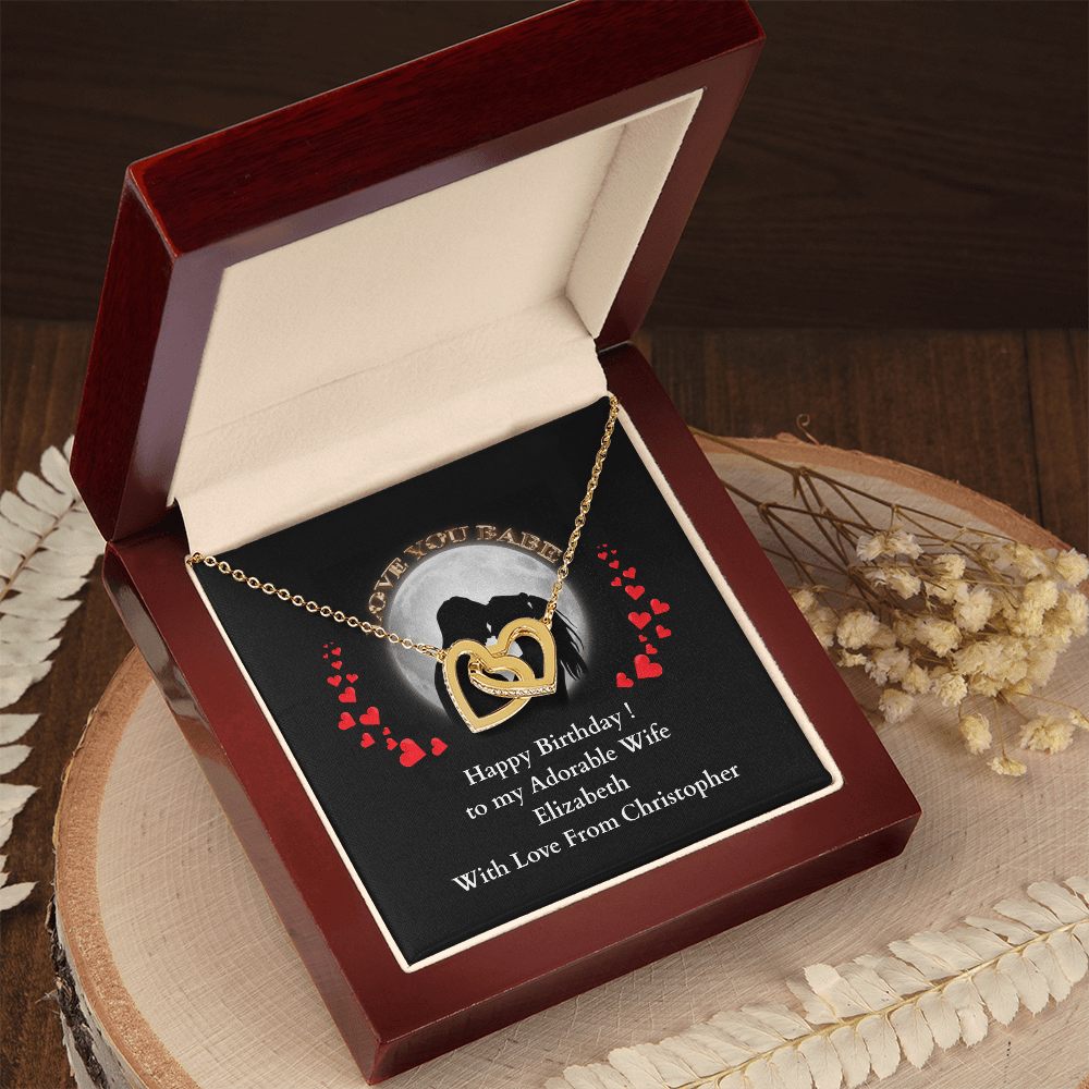 ShineOn-Fulfillment-Jewelry-18K-Yellow-Gold-Finish-Interlocking-Hearts-Pendant-necklace-in-Luxury-Gift-Box-Birthday-Necklace-for-Wife-with-Personalized-gift-box-card. 

