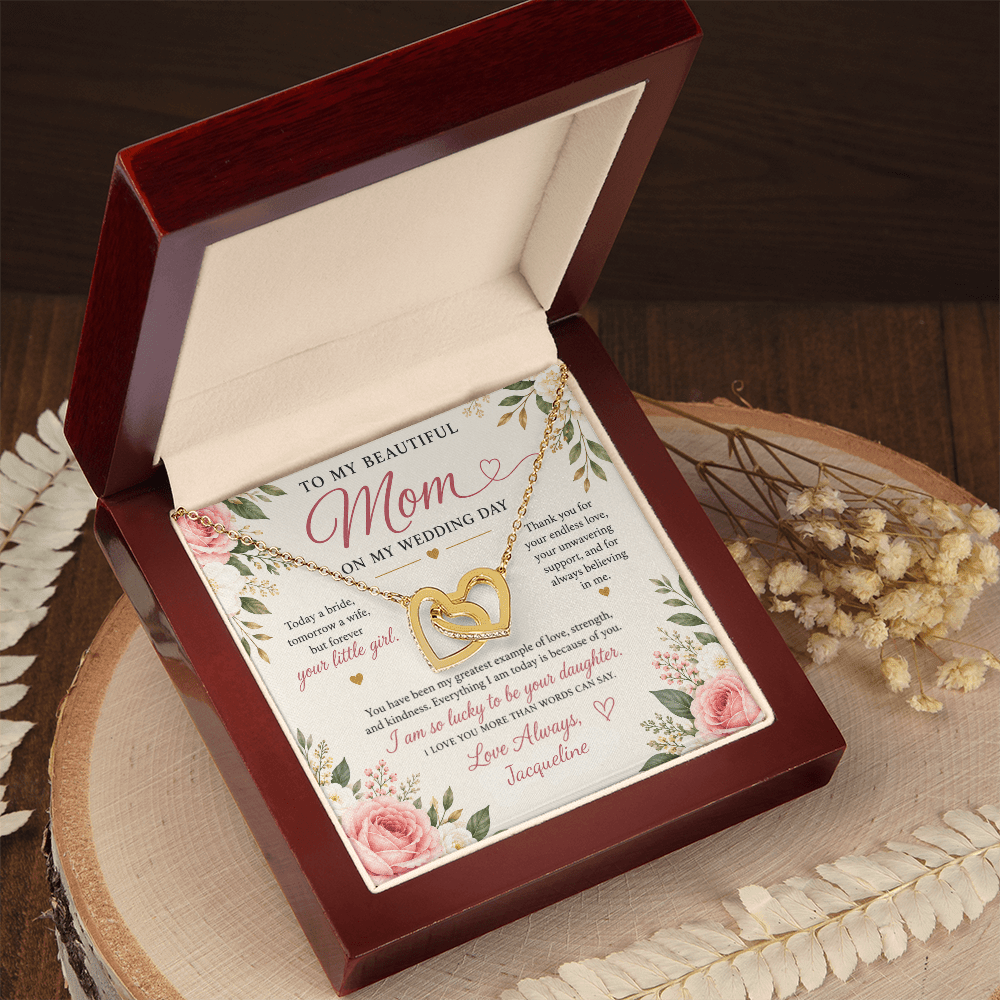 ShineOn-Fulfillment-Jewelry-18K-Yellow-Gold-Finish-Interlocking-Hearts-Pendant-necklace-in-Luxury-Gift-Box-Wedding Gift-for-Mother-of-the-Bride-with-Personalized-gift-box-card. 

