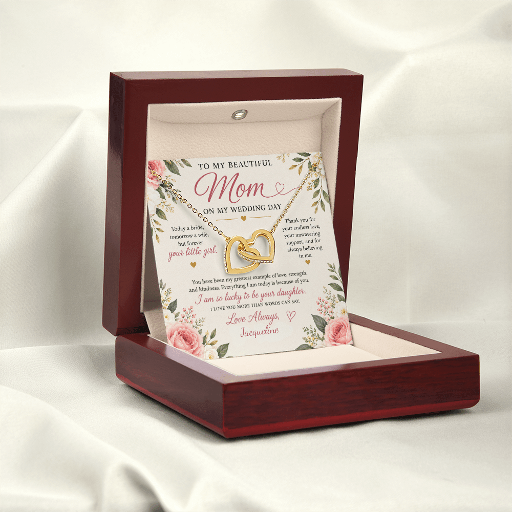 ShineOn-Fulfillment-Jewelry-18K-Yellow-Gold-Finish-Interlocking-Hearts-Pendant-necklace-in-Luxury-Gift-Box-Wedding Gift-for-Mother-of-the-Bride-with-Personalized-gift-box-card. 

