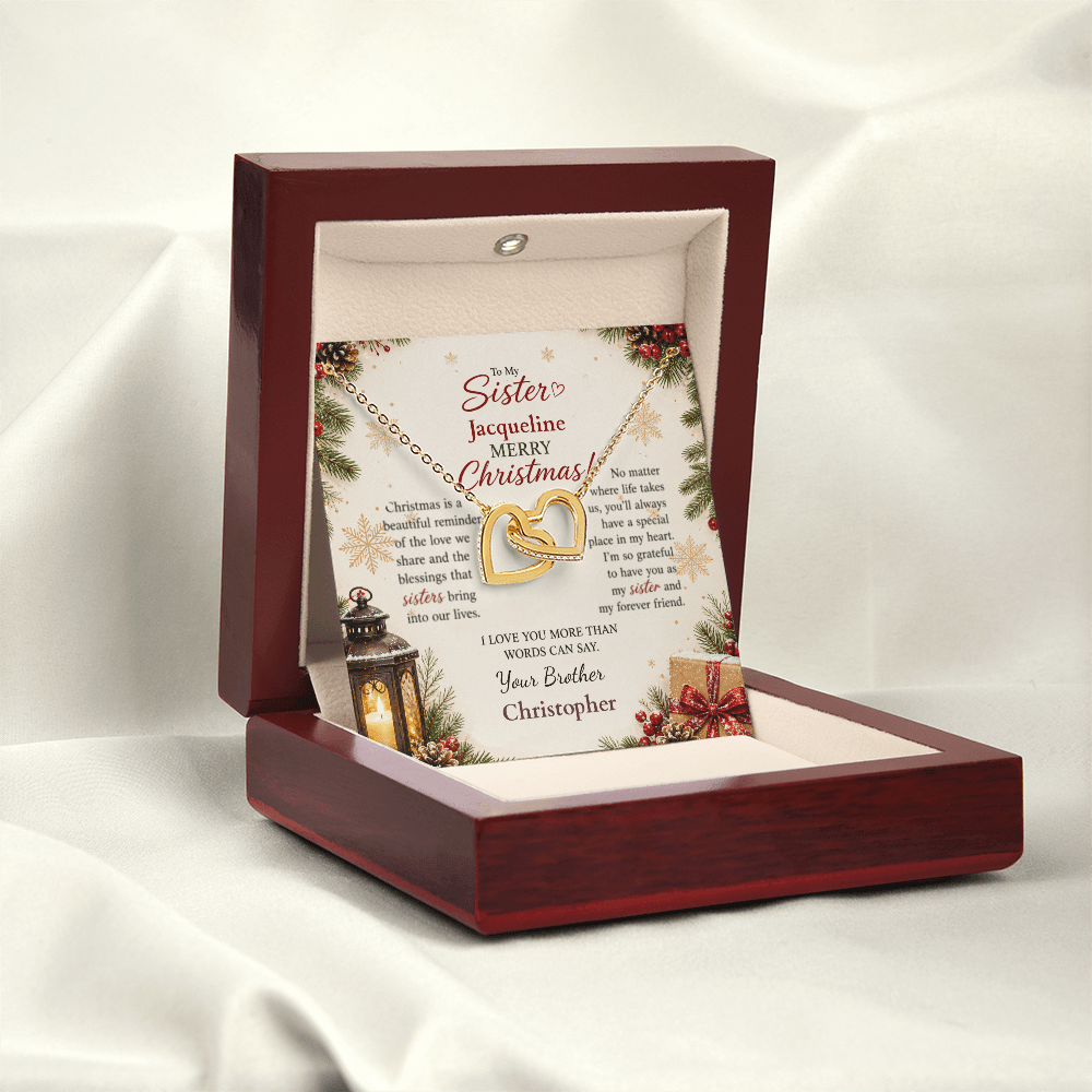 ShineOn-Fulfillment-Jewelry-18K-Yellow-Gold-Finish-interlocking-Hearts-Pendant-necklace-in-Luxury-Gift-Box-Christmas-necklace-Gift-for-Sister-with-Personalized-gift-box-card. 
