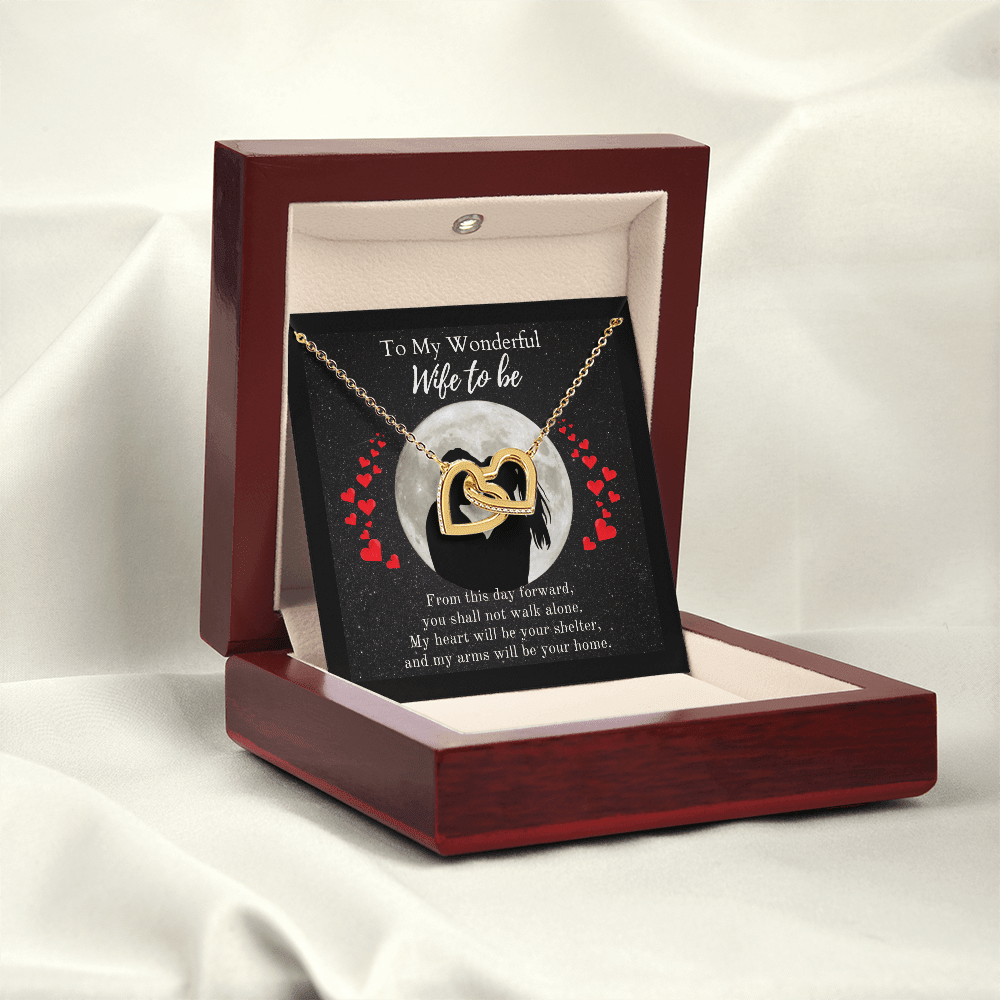 ShineOn-Fulfillment-Jewelry-18K-Yellow-Gold-Finish-interlocking-Hearts-Pendant-necklace-in-Luxury-Gift-Box-Wedding-Gift-for-bride-from-groom-with-Personalized-gift-box-card. 