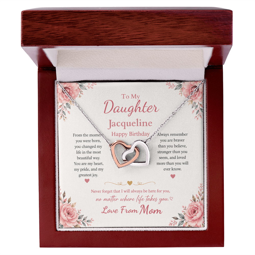 ShineOn-Fulfillment-Jewelry-14k-White-Gold-Finish-Interlocking-Hearts-Pendant-necklace-in-Luxury-Gift-Box-Birthday-Necklace-for-Daughter-with-Personalized-gift-box-card. 

