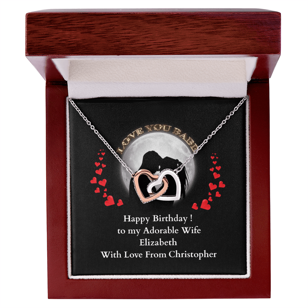 ShineOn-Fulfillment-Jewelry-14k-White-Gold-Finish-Interlocking-Hearts-Pendant-necklace-in-Luxury-Gift-Box-Birthday-Necklace-for-Wife-with-Personalized-gift-box-card.  

