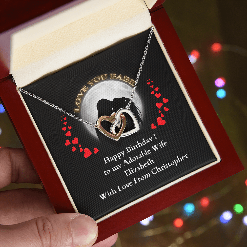 ShineOn-Fulfillment-Jewelry-14k-White-Gold-Finish-Interlocking-Hearts-Pendant-necklace-in-Luxury-Gift-Box-Birthday-Necklace-for-Wife-with-Personalized-gift-box-card.  

