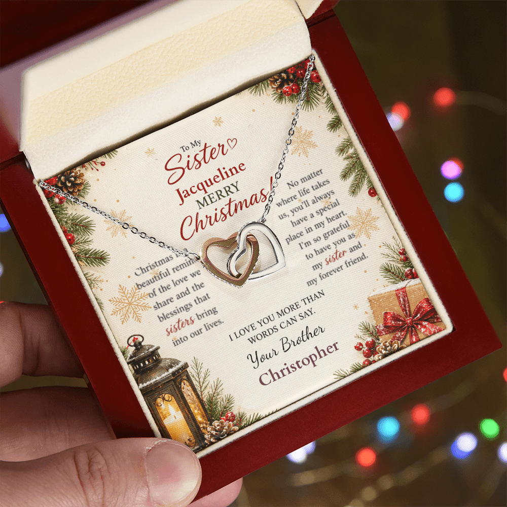 ShineOn-Fulfillment-Jewelry-14k-White-Gold-Finish-interlocking-Hearts-Pendant-necklace-in-Luxury-Gift-Box-Christmas-necklace-Gift-for-Sister-with-Personalized-gift-box-card. 

