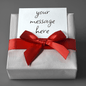 shine-on-fulfillment- gift -wrapped -package- with message attached.