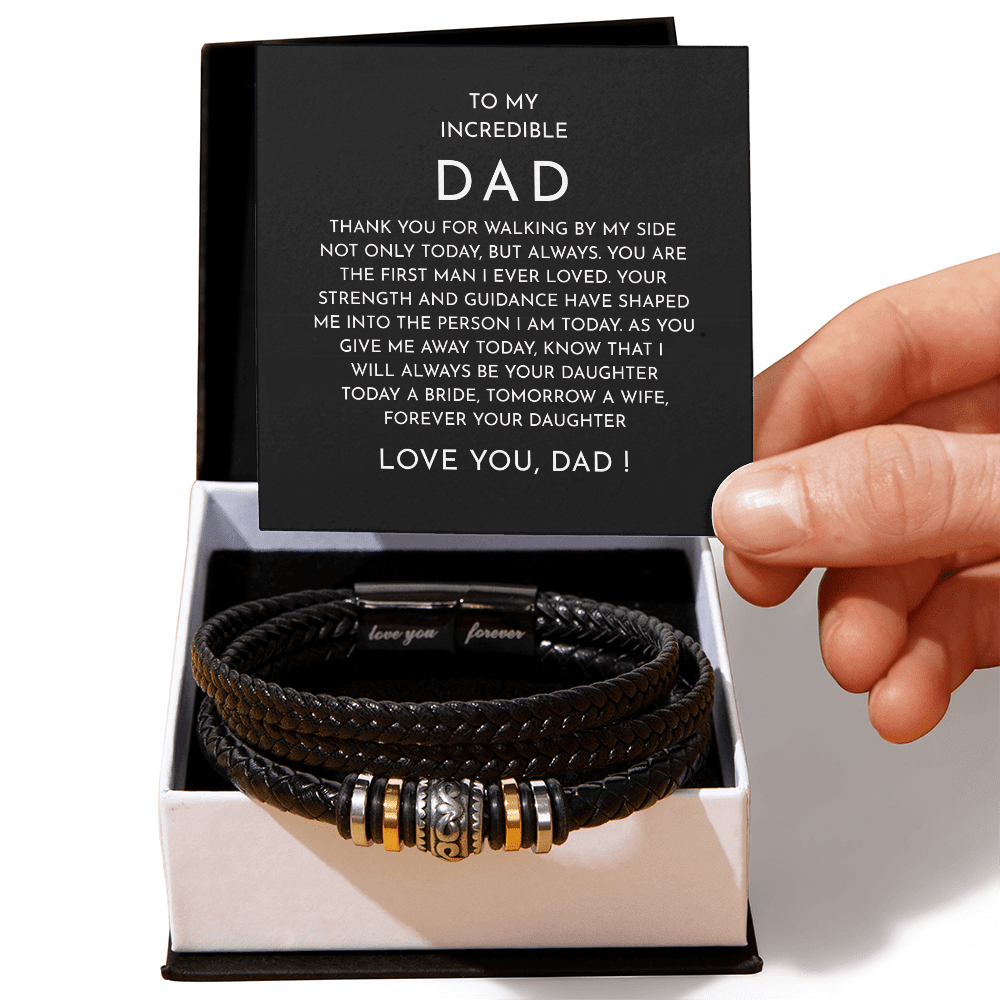 ShineOn-Fulfillment-Jewelry-Mens-Leather-bracelet-in-Two-Tone-Gift-box-Leather-Bracelet-Wedding-Gift-for-Dad-from-Bride.