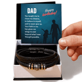 ShineOn-Fulfillment-Jewelry-Mens-leather-Bracelet-in-Two-Tone-Gift-Box-Leather-bracelet-birthday-Gift-for-Dad-from-his-children.